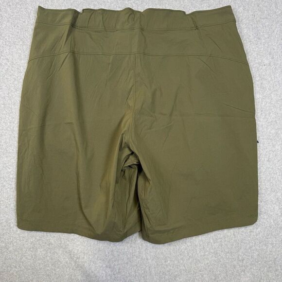 REI Co Op Mens Size 1X Outdoor Athletic Nylon Cargo Shorts Olive Green NWT - Picture 7 of 9